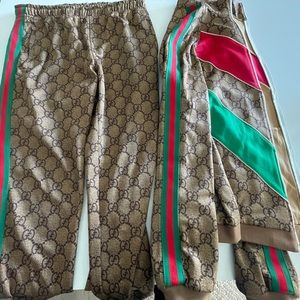 GUCCI TRACKSUIT XXL JACKET & XXL PANTS FITS LIKE LARGE GREAT CONDITION
